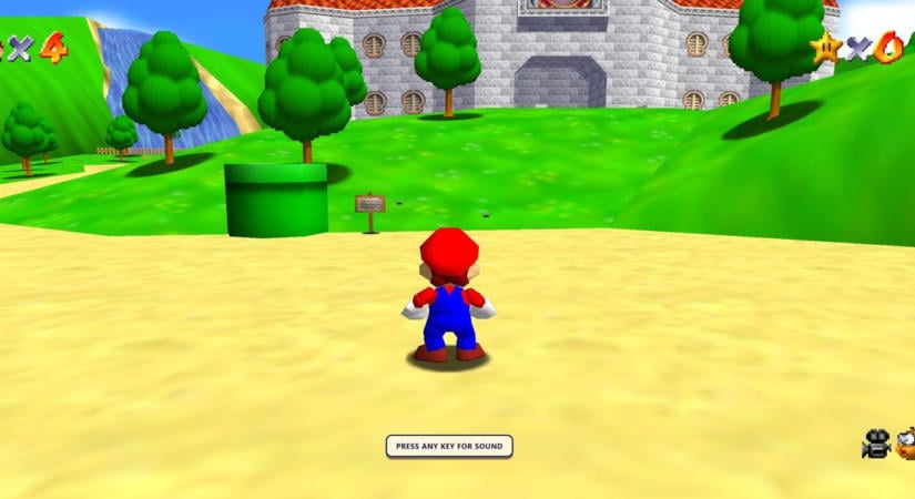Telepíteni sem kell, böngészőből játszható a Super Mario 64