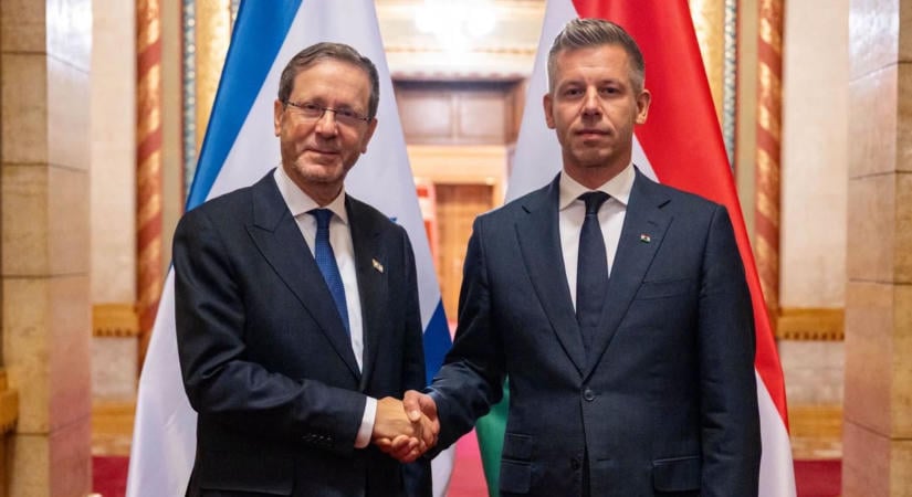 Magyar Péter találkozott az izraeli elnökkel, és meghívást kapott Izraelbe