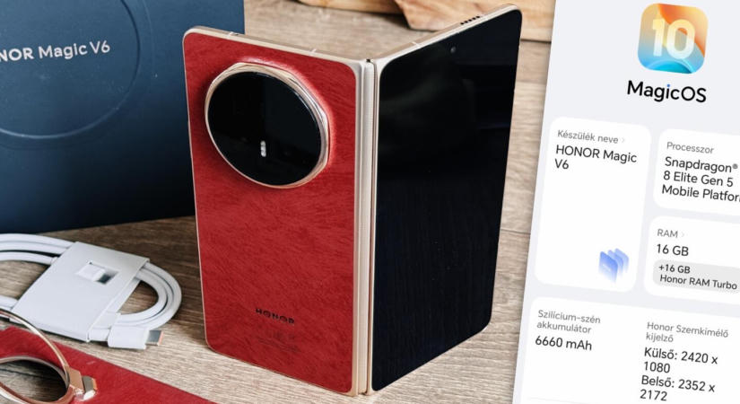 Honor Magic V6 teszt: még mindig szerethető