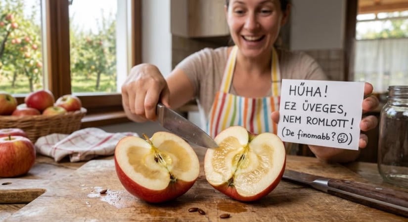 Üveges az alma belseje? Nem biztos, hogy romlott