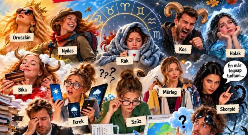 A nagy időjárás-érzékenységi horoszkóp