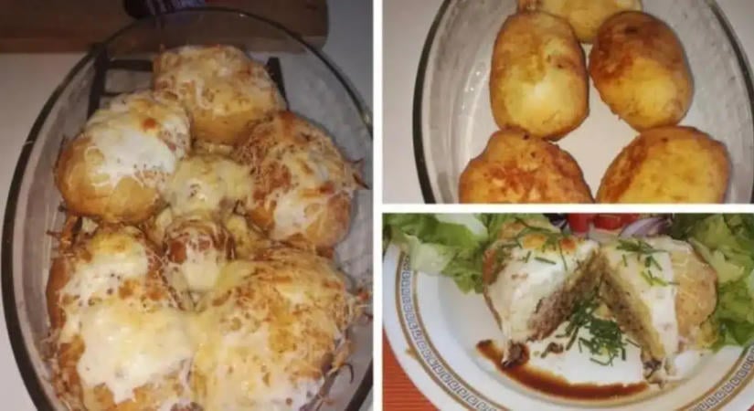 Töltött burgonyapüré rántva, sajttal koronázva! Ünnepi lakomának is megfelel!