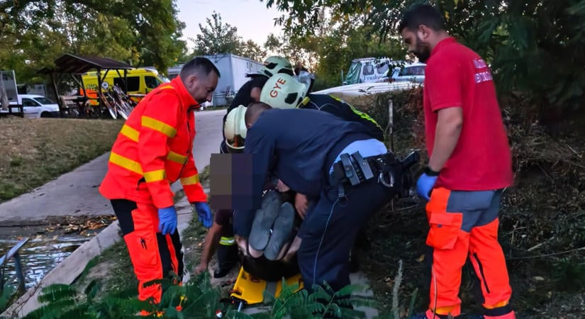 Drámai percek a Hármas-Körösön: így mentették meg a bajba jutott idős férfit