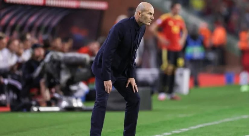Zidane nem bírta fékezni magát, megdöbbentően reagált a franciák góljára – videó