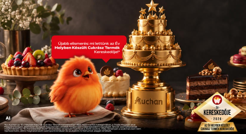 Az Auchan cukrászaitól szeretettel – az Év Helyben Készült Cukrász Termék Kereskedőjének különlegességei