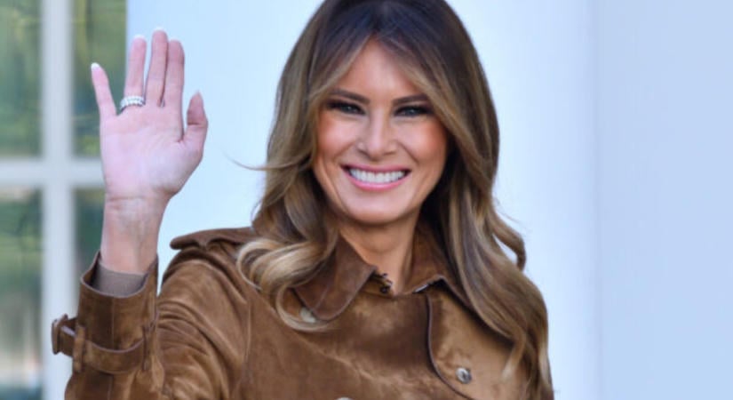 Melania Trumpnak sikerült, ami az elnöknek nem