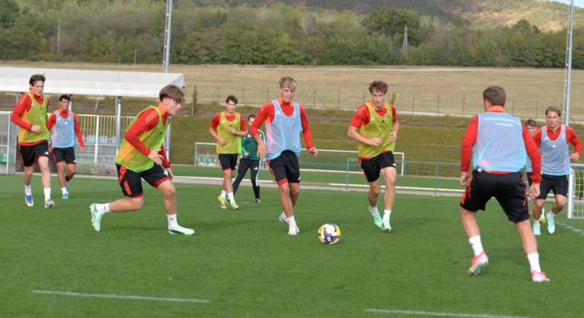 Teljes létszámban edzett az U21-es válogatott