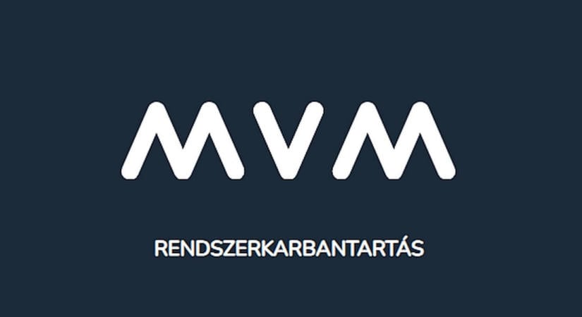 Teljesen leállt az MVM oldala, egyetlen üzenet olvasható rajta