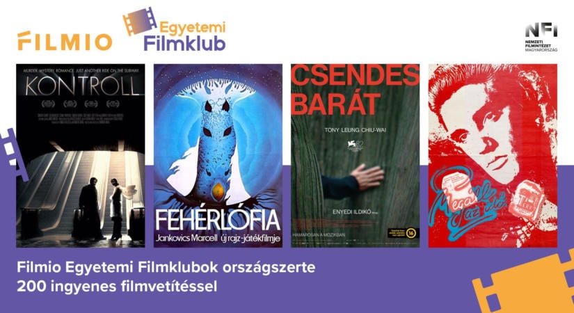 Közel 200 ingyenes filmvetítéssel indulnak újra az egyetemi filmklubok