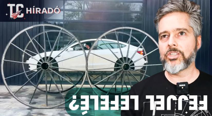 Itt a forradalmi új VW, de FEJJEL LEFELÉ mennyit megy egy TESLA? - TC Híradó 2023/03/17 [72.]