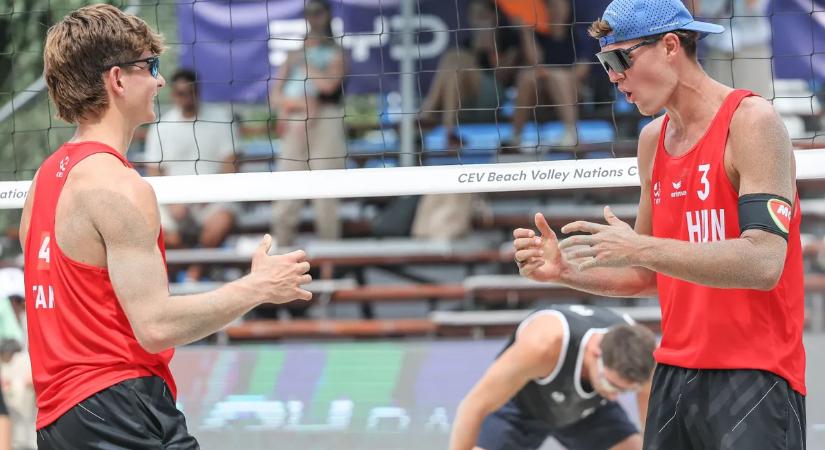 A magyar férfiválogatott kikapott a hollandoktól a Strandröplabda Nemzetek Kupájában