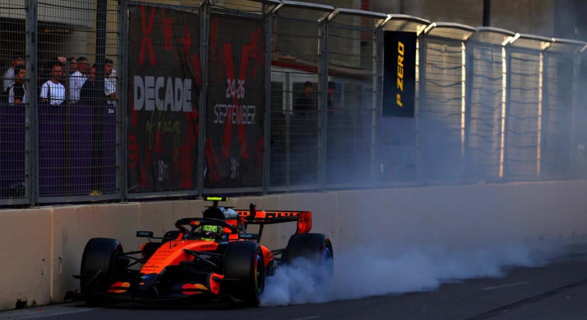 Norris értetlenül állt a McLaren végsebességhiánya előtt