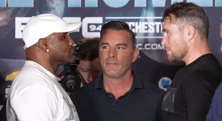 Darren Till és Yoel Romero alig akarta megszakítani a farkasszemnézést a BKFC sajtótájékoztatóján