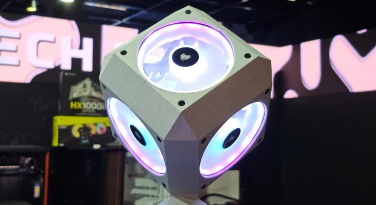 A Corsair teljes ingyen adja neked a hat ventilátorból álló kockájának terveit, amit eredetileg csak viccnek szánt