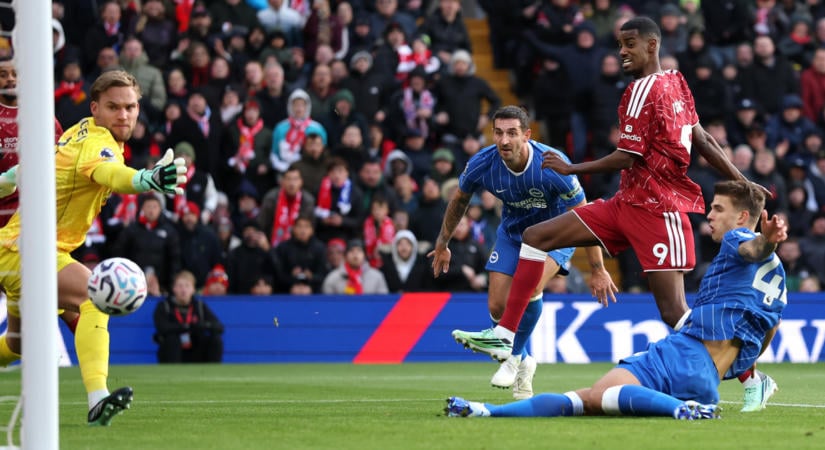 A Szoboszlai nélküli Liverpool megtörte a féléves átkot az Anfielden