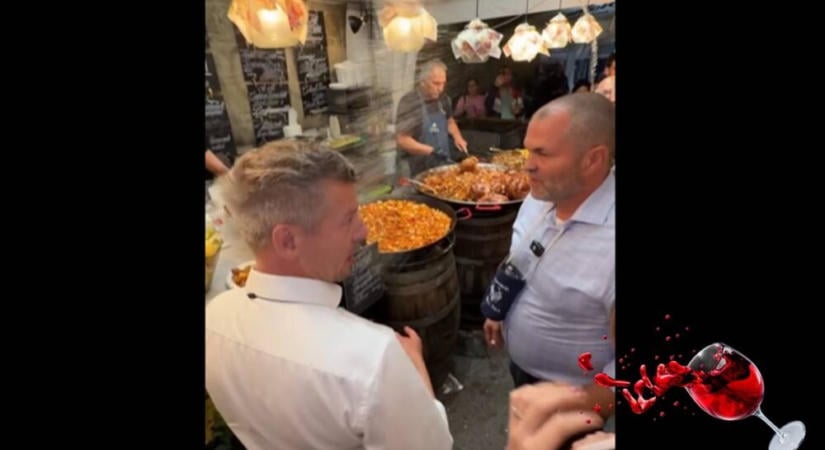 ‘Bátorra itta magát egy bukott orbáni harcos, (…) annyira azért nem, hogy közel jöjjön és esetleg a szemembe nézzen’