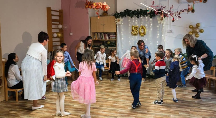 Ötvenéves jubileumát ünnepelte az egri OVI-VÁR Tagóvoda