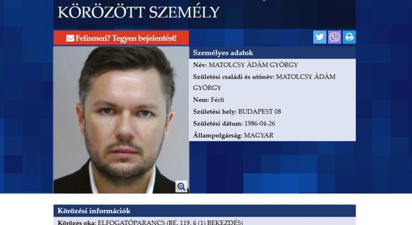 Nemzetközi elfogatóparancsot adtak ki Matolcsy Ádám és Stofa György ellen