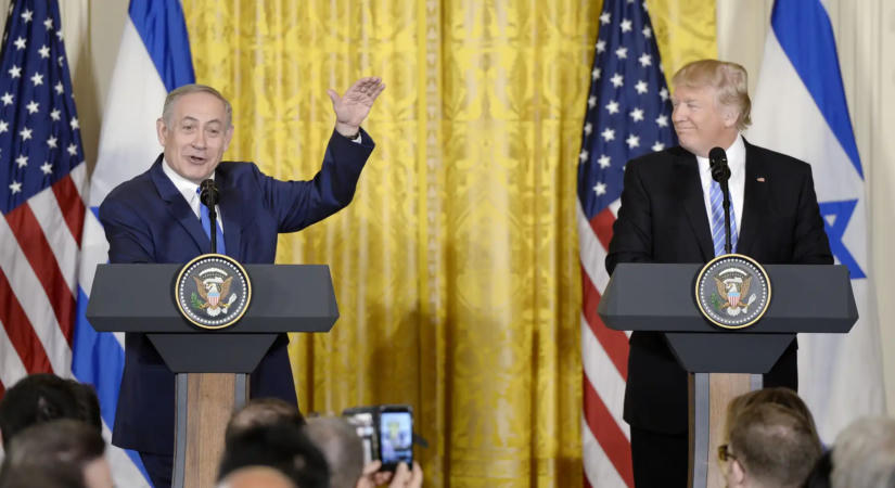 Trump támogatását keresi Izrael a gázai palesztinok kitelepítéséhez