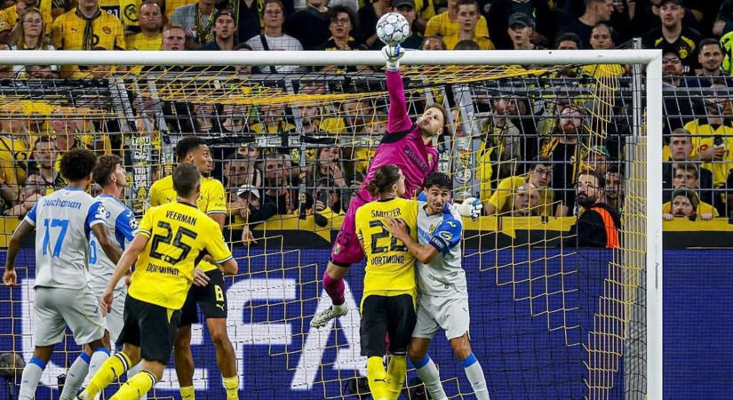 Gulácsi bemutatkozott a Villarrealban, amely őrült meccsen kapott ki a dortmundi katlanban