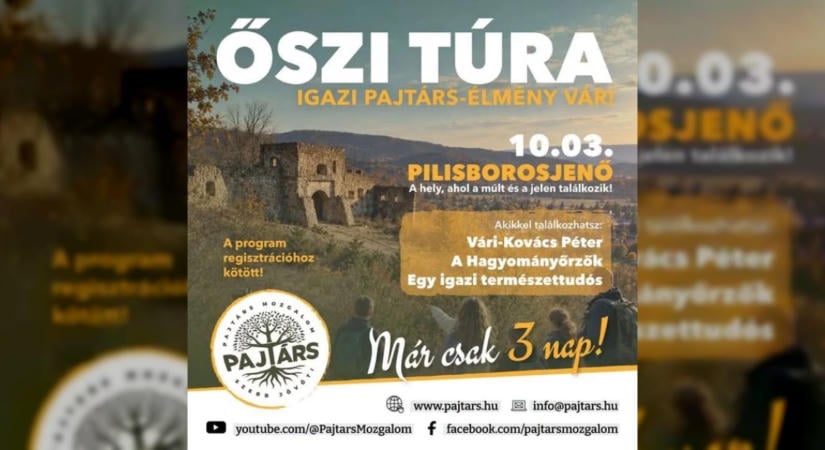 Egri csillagok kalandtúra várja a családokat Pilisborosjenőn