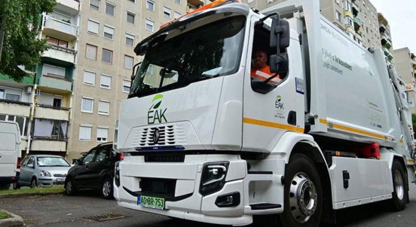 Kevesebb zaj, kevesebb kibocsátás? Elektromos kukásautók járják Szabolcs-Szatmár-Bereget
