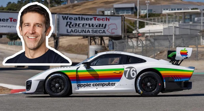 Nem csupán az iPhone-hoz ért: Porsche versenyautót hajt az új Apple-vezér