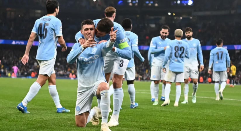 Varga Barnabást már a szünetben lecserélték, a Manchester City kiütötte az AEK-et