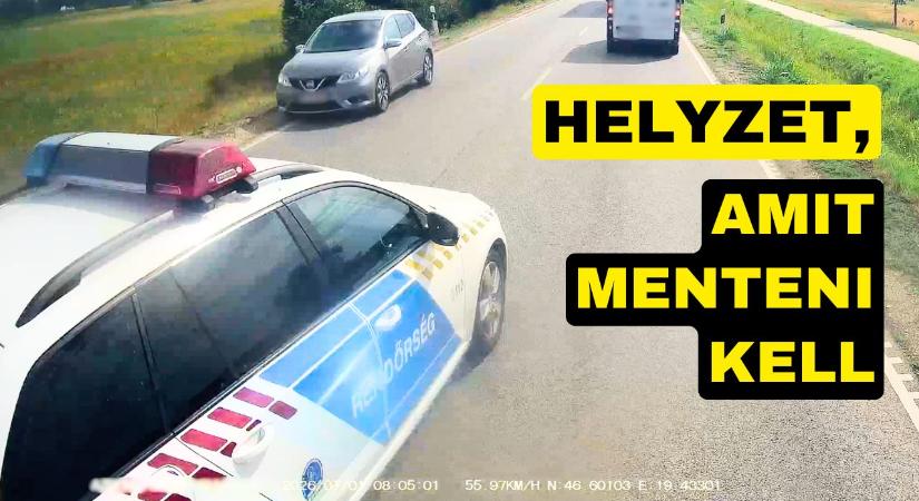 Ezt csúnyán benézte a rendőrautó sofőrje – a helyzet, amit menteni kell