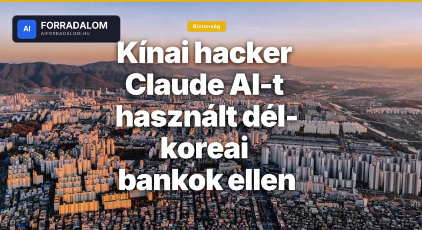 Kínai hacker Claude AI-t használt dél-koreai bankok ellen