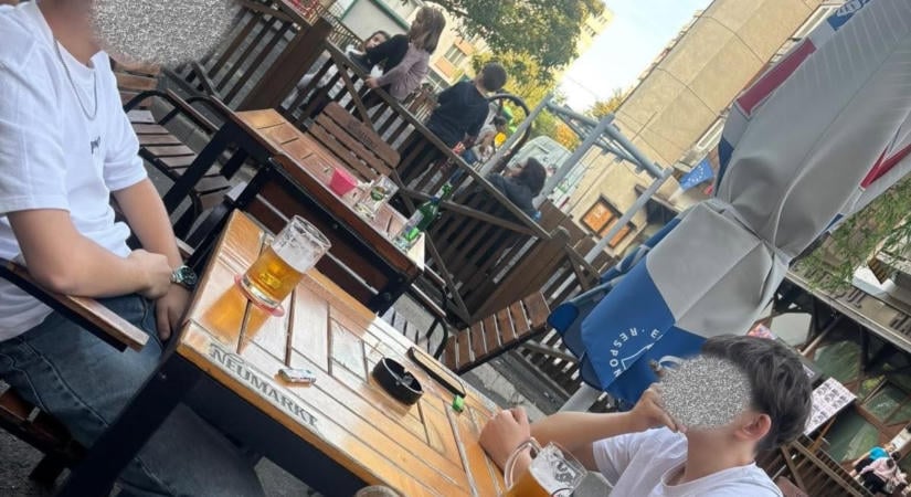 Kiskorúak söröztek Marosvásárhelyen – A szüleiket és a pincért is megbüntették