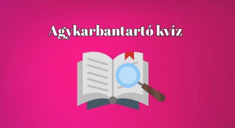 Kvíz érkezett a kvízműhelyből - Ha a kérdésből legalább 5-re helyesen válaszolsz, te is átlagon felüli vagy