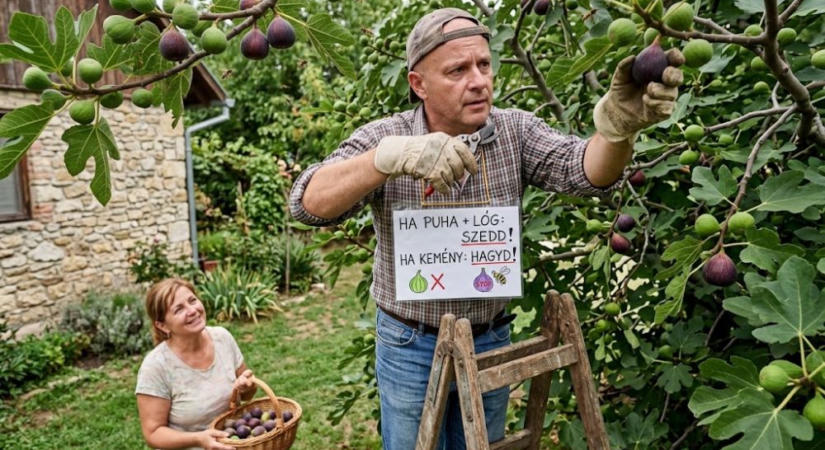 Hogyan vedd rá a férjedet, hogy leszedje az érett fügét - anélkül, hogy a fél fát éretlenül betakarítaná?