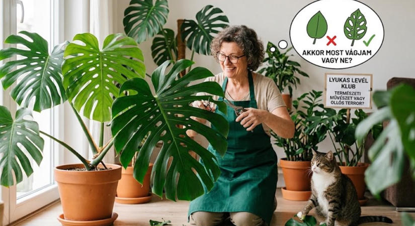 Miért vannak lyukak a monstera levelén – és miért jók neki?
