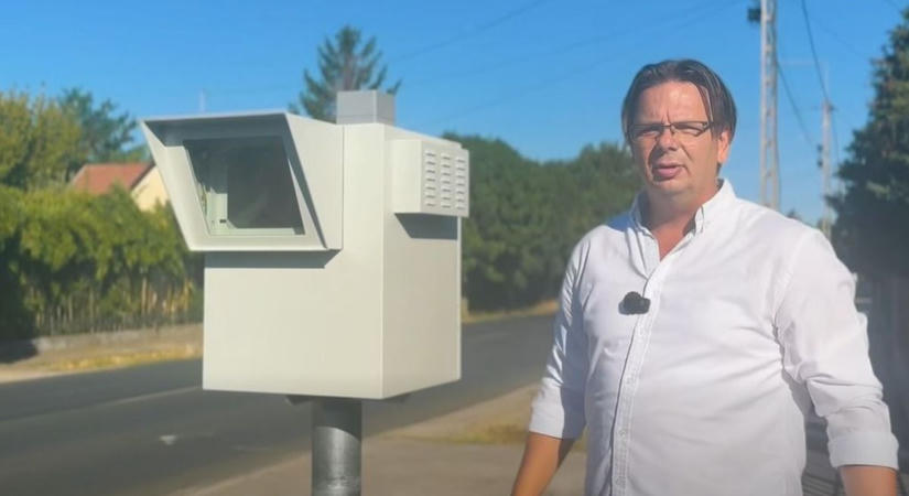 Kaszál az új szupertraffi Lellén: mindenkit kiszúr a modern sebességmérő