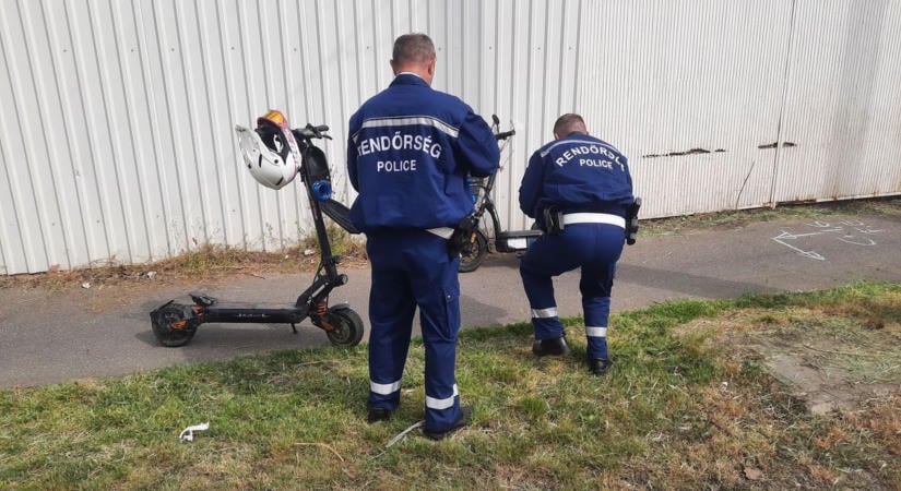 Hajszálon múlt a tragédia, kisgyerekek között száguldozott egy rolleres Szekszárdon