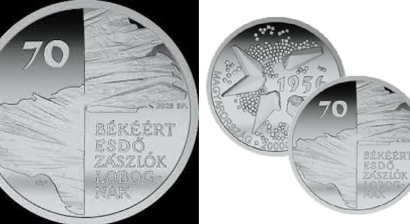 Emlékérmét bocsát ki a Magyar Nemzeti Bank az 1956-os forradalom 70. évfordulójára