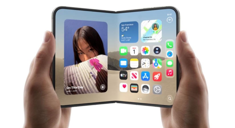A Samsung gyártja a hajlítható iPhone Duo kijelzőjét