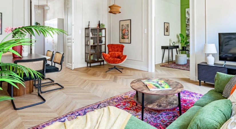 Eklektikus otthon 108 m²-en: ilyen a modern formák és keleties részletek harmóniája