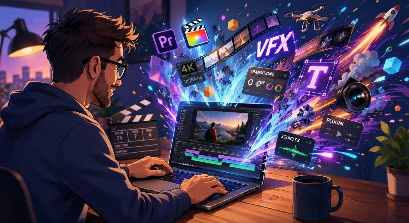 FxFactory Pro 7 teszt: profi videós effektek és VFX kiegészítők több videószerkesztőhöz