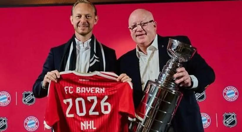 Együttműködik a Bayern München és az NHL