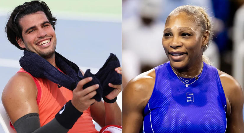 Serena Williams és Carlos Alcaraz vegyes párosban indul az US Openen