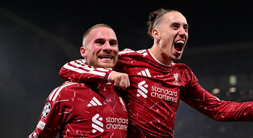 Hiába Gulácsi nagy védései: a Szoboszlait nélkülöző Liverpool hétgólos mérkőzésen győzte le a Villarrealt