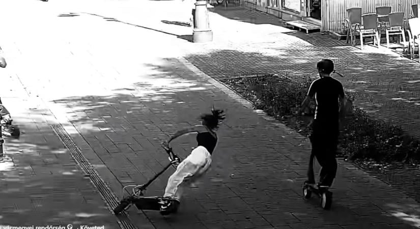 Drámai képsorokon a békéscsabai rolleres baleset