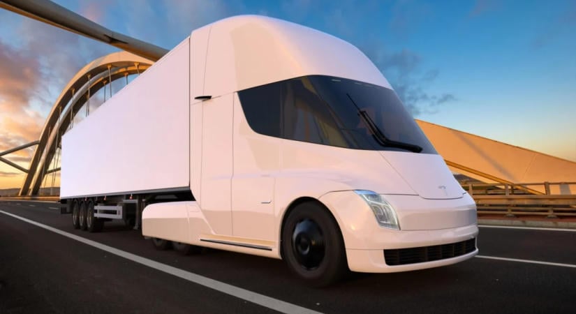 Megkezdődtek a Tesla Semi elektromos kamionok szállításai