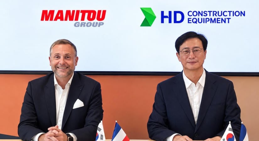 A HD Construction Equipment megállapodást kötött a Manitou Grouppal