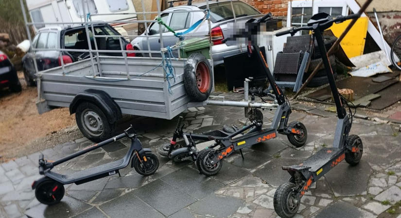 Folyamatosan tűntek el a büki és a soproni vasútállomásokról a kétkerekű elektromos járművek
