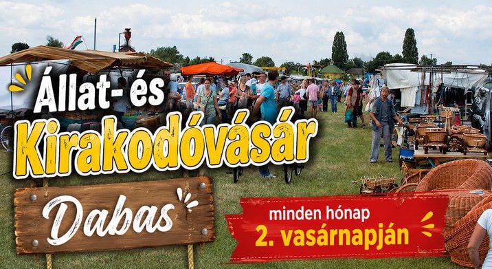 Országos állat- és kirakodóvásár Dabason 2026