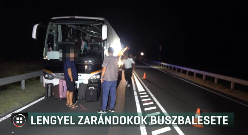 Újabb lengyel zarándokok szenvedtek buszbalesetet
