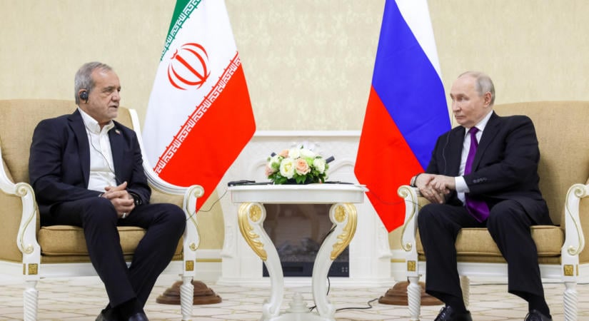 Putyin: Oroszország mindent megtesz az Irán elleni amerikai háború lezárásáért